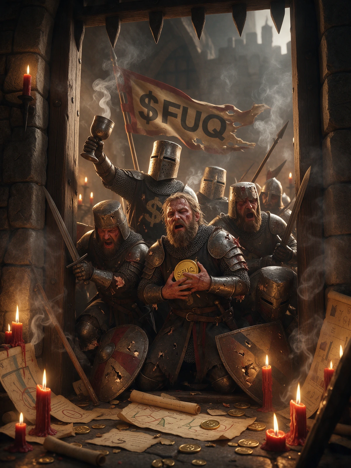 Royal portrait of the knights